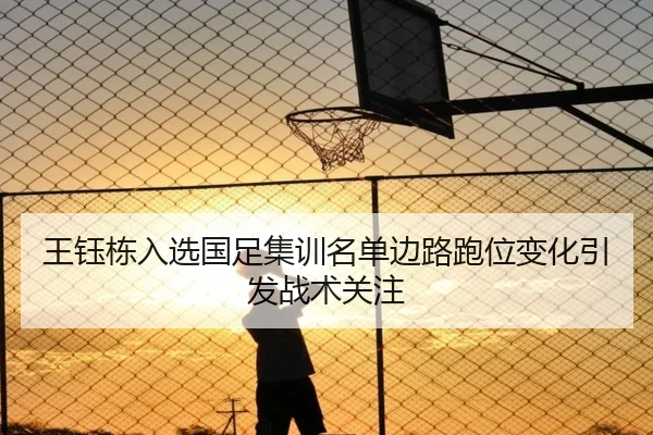 王钰栋入选国足集训名单边路跑位变化引发战术关注